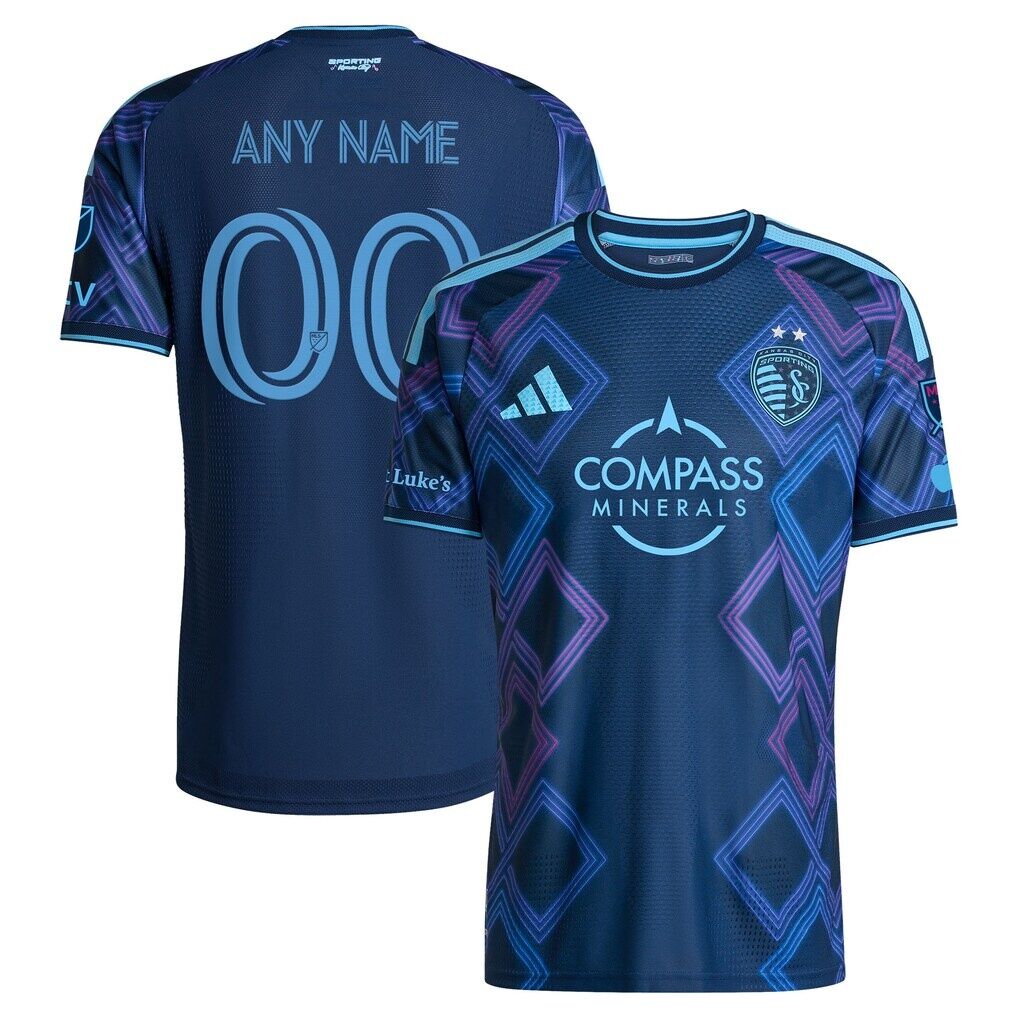 Sporting Kansas City adidas 2026 The 18th & Vine Kit On-Field Authentic Patch Custom Jersey