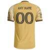 St. Louis CITY SC adidas 2026 The Tina Turner Kit On-Field Authentic Patch Custom Jersey - Yellow - Detail View