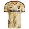 St. Louis CITY SC adidas 2026 The Tina Turner Kit On-Field Authentic Patch Custom Jersey - Yellow - Side View