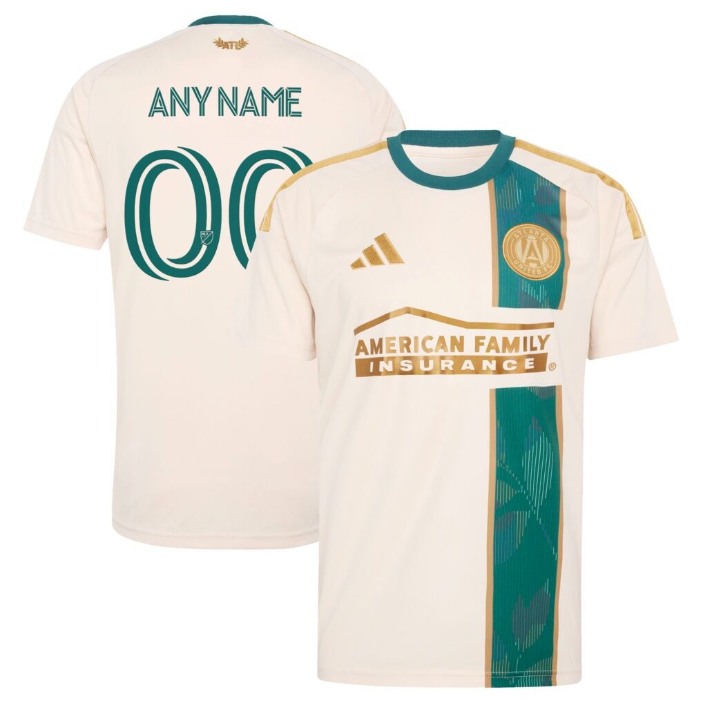 Atlanta United FC adidas 2026 Spirit of ’96 Replica Custom Jersey – Tan