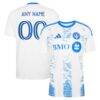 CF Montreal adidas 2026 The Procure Jersey Replica Custom Jersey - White - Front View