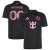 Inter Miami CF adidas 2026 Presagio Replica Custom Jersey - Black - Front View