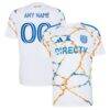 San Diego FC adidas 2026 Unprecedented Unity Kit Replica Custom Jersey - White - Front View