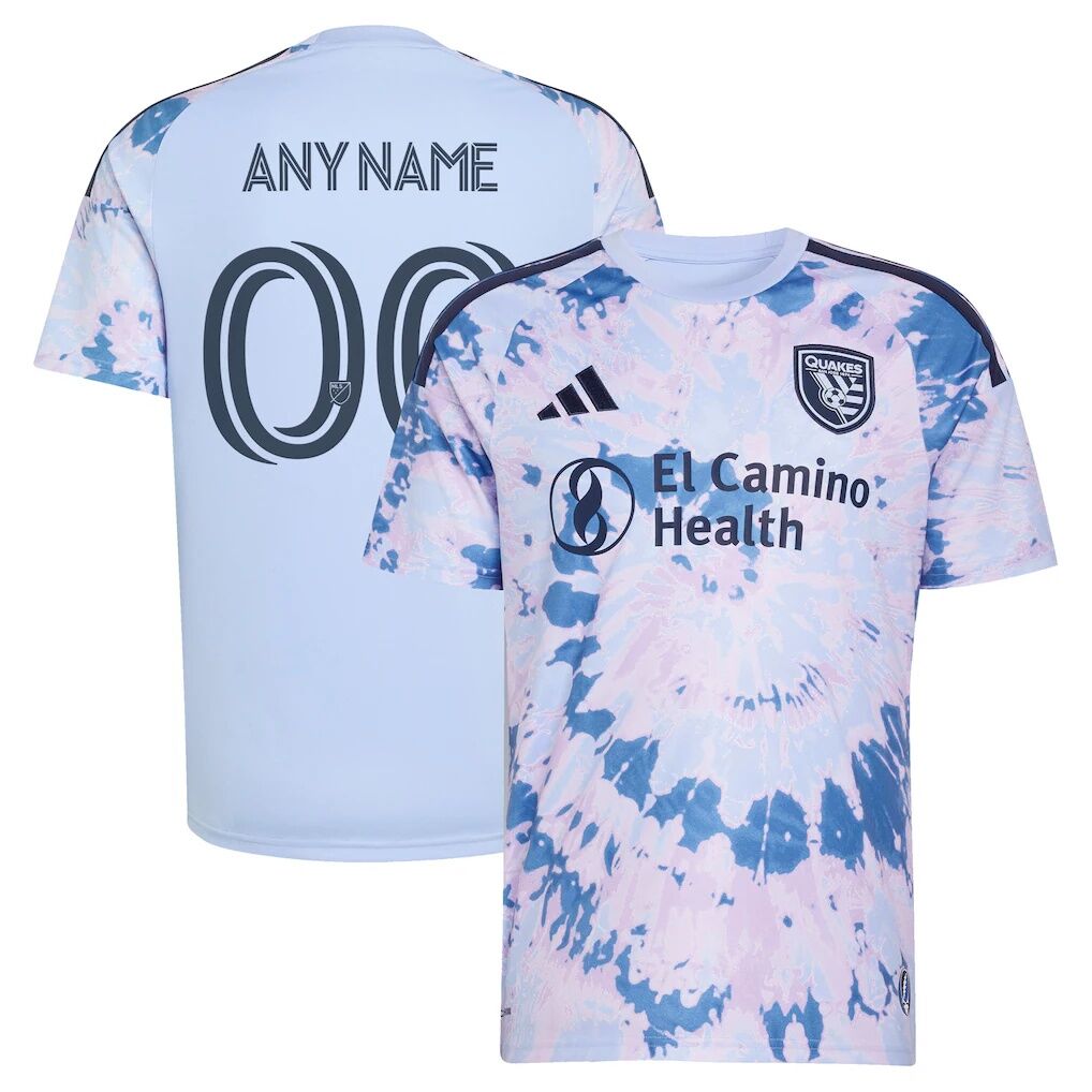 San Jose Earthquakes adidas 2026 The Dead Kit Replica Custom Jersey - Light Blue