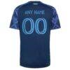 Sporting Kansas City adidas 2026 The 18th & Vine Kit Replica Custom Jersey - Blue - Detail View