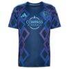 Sporting Kansas City adidas 2026 The 18th & Vine Kit Replica Custom Jersey - Blue - Side View