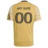 St. Louis CITY SC adidas 2026 The Tina Turner Kit Replica Custom Jersey - Yellow - Detail View