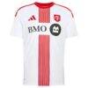 Toronto FC adidas 2026 Winter Kit Replica Custom Jersey - White - Side View