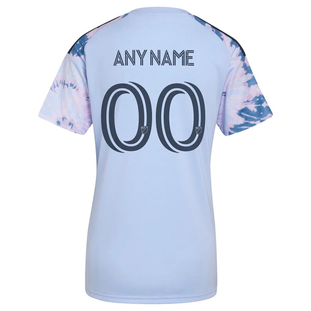 San Jose Earthquakes adidas Women's 2026 The Dead Kit Replica Custom Jersey - Light Blue