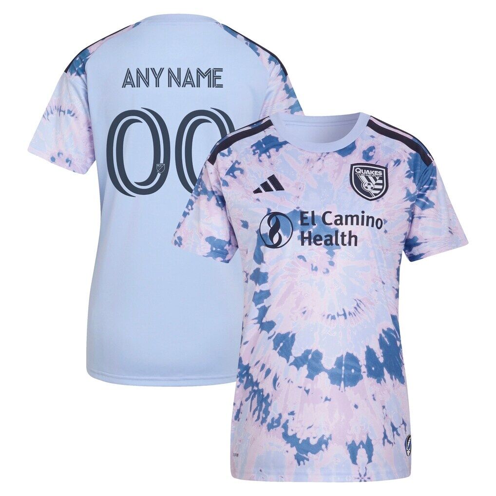 San Jose Earthquakes adidas Women's 2026 The Dead Kit Replica Custom Jersey - Light Blue