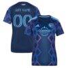 Sporting Kansas City adidas Women's 2026 The 18th & Vine Kit Replica Custom Jersey - Blue - Front View