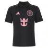 Inter Miami CF adidas Youth 2026 Presagio Replica Custom Jersey - Black - Side View