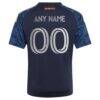 New York City FC adidas Youth 2026 The All Nations Kit Replica Custom Jersey - Blue - Detail View
