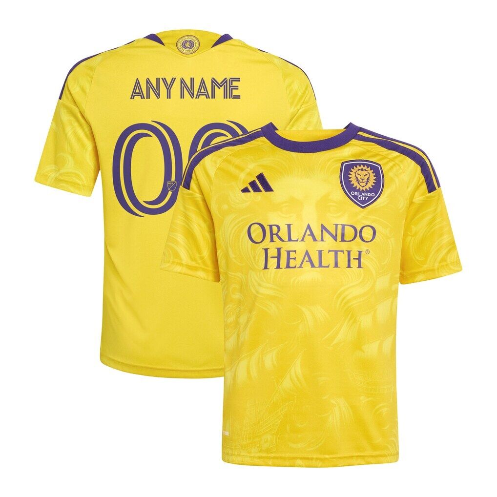 Orlando City SC adidas Youth 2026 Sunken Treasure Kit Replica Custom Jersey