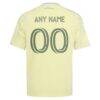 Portland Timbers adidas Youth 2026 Civic Stadium Kit Replica Custom Jersey - Yellow - Detail View