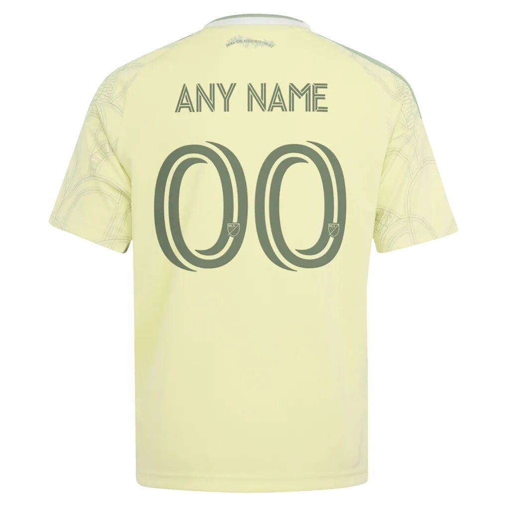 Portland Timbers adidas Youth 2026 Civic Stadium Kit Replica Custom Jersey