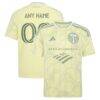 Portland Timbers adidas Youth 2026 Civic Stadium Kit Replica Custom Jersey - Yellow - Front View