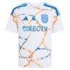 San Diego FC adidas Youth 2026 Unprecedented Unity Kit Replica Custom Jersey - White - Side View
