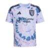 San Jose Earthquakes adidas Youth 2026 The Dead Kit Replica Custom Jersey - - Side View