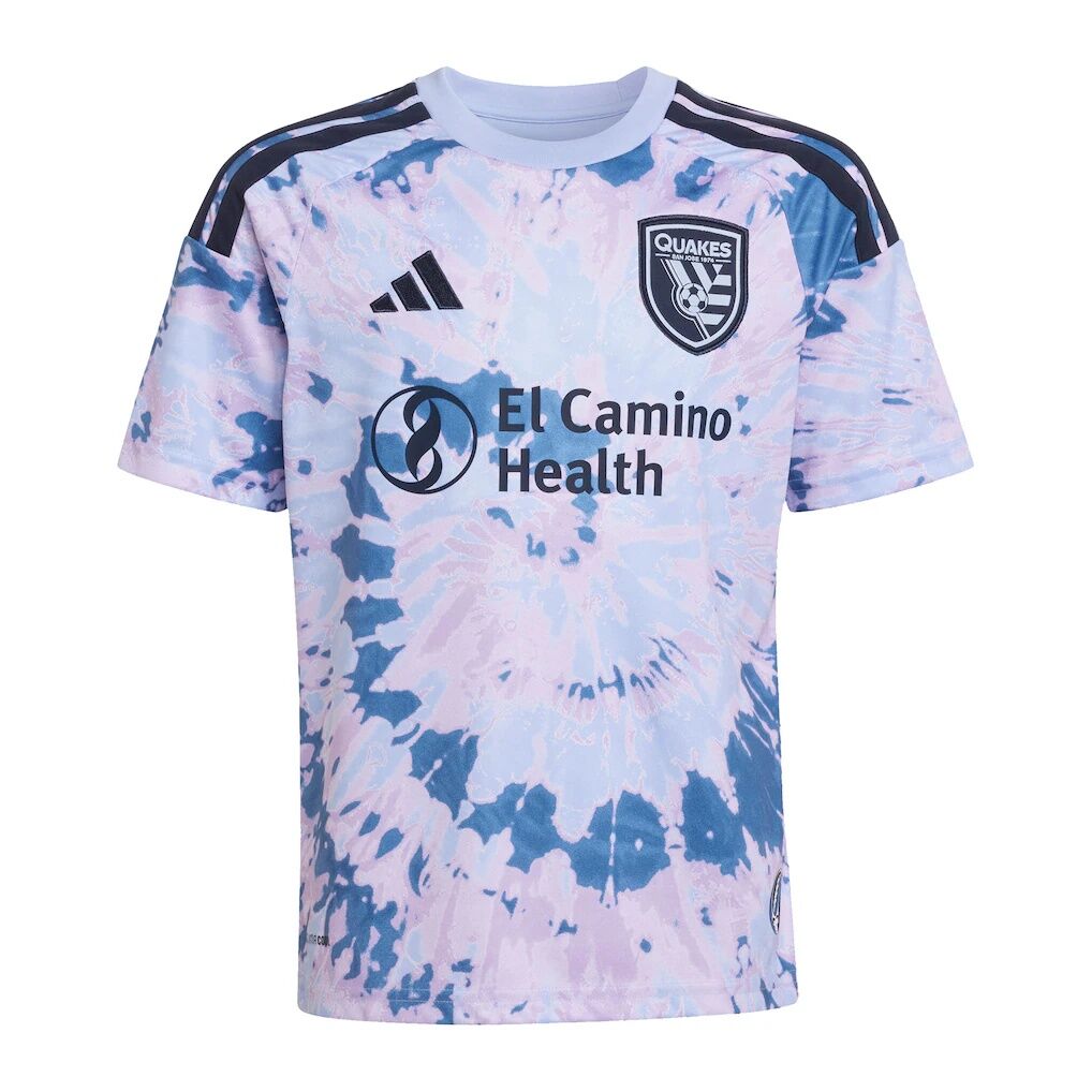 San Jose Earthquakes adidas Youth 2026 The Dead Kit Replica Custom Jersey - Light Blue
