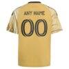 St. Louis CITY SC adidas Youth 2026 The Tina Turner Kit Replica Custom Jersey - Yellow - Detail View
