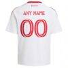 Toronto FC adidas Youth 2026 Winter Kit Replica Custom Jersey - White - Detail View