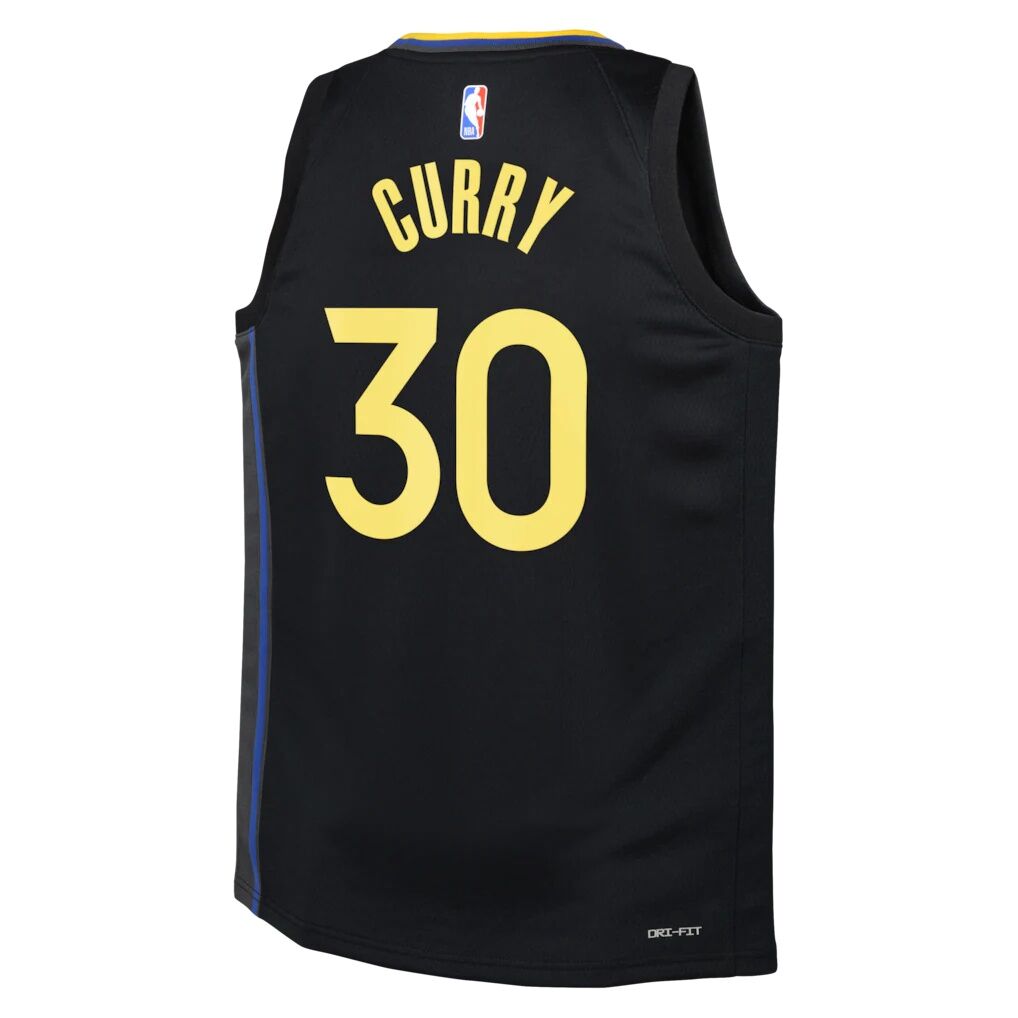 Stephen Curry Golden State Warriors Jordan Brand Youth Swingman Player Jersey - Statement Edition
