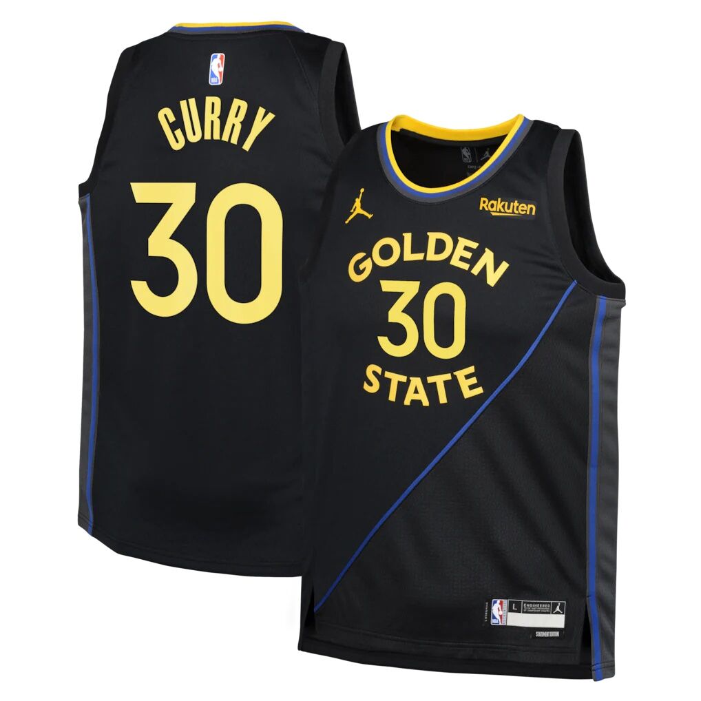 Stephen Curry Golden State Warriors Jordan Brand Youth Swingman Player Jersey – Statement Edition