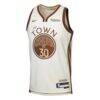 Stephen Curry Golden State Warriors Nike Youth Swingman Finished Badge Player Jersey - City Edition - - Side View