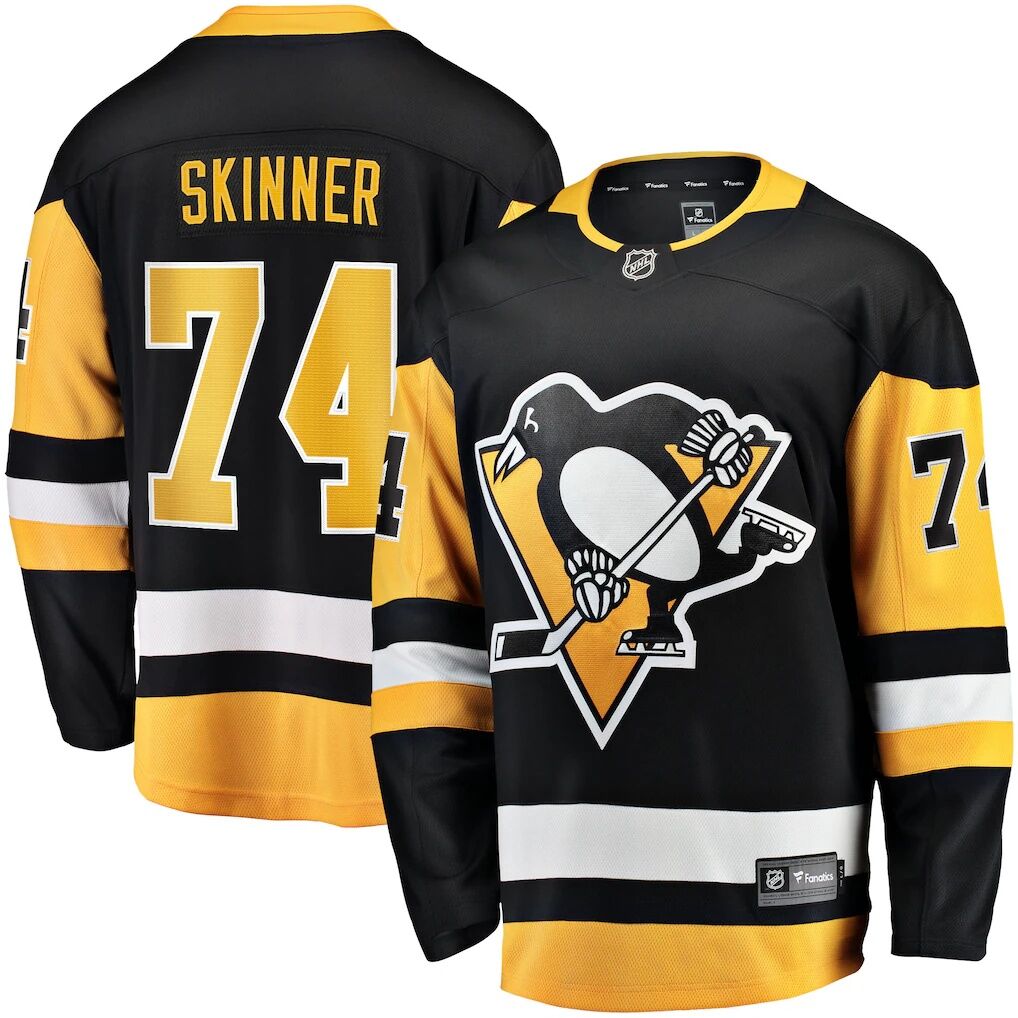 Stuart Skinner Pittsburgh Penguins Fashion7 Home Breakaway Jersey