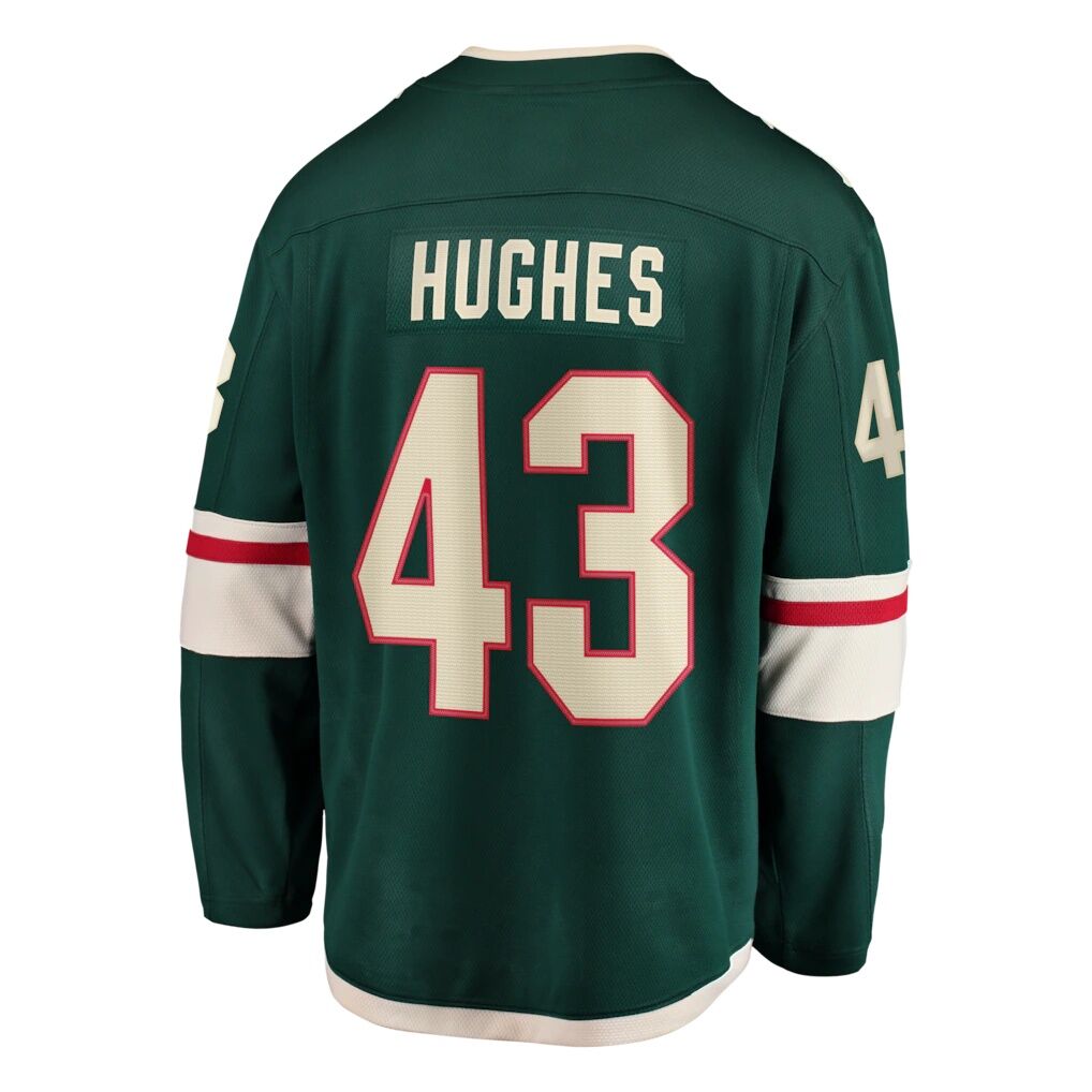 Quinn Hughes Minnesota Wild Fashion7 Home Breakaway Jersey