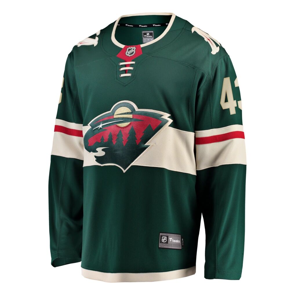 Quinn Hughes Minnesota Wild Fashion7 Home Breakaway Jersey