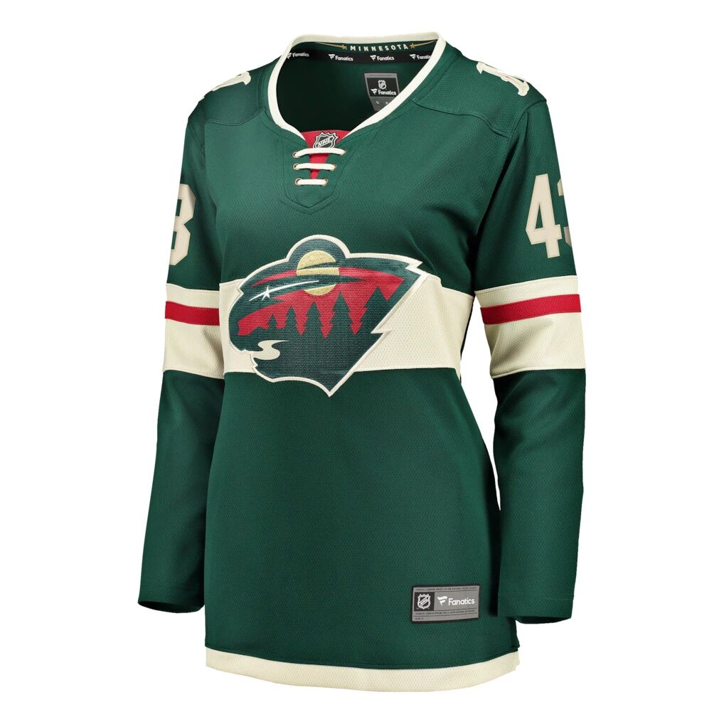 Quinn Hughes Minnesota Wild Fashion7 Women's Home Breakaway Jersey