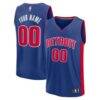 Detroit Pistons Fashion7 Fast Break Custom Jersey - Blue - Front View