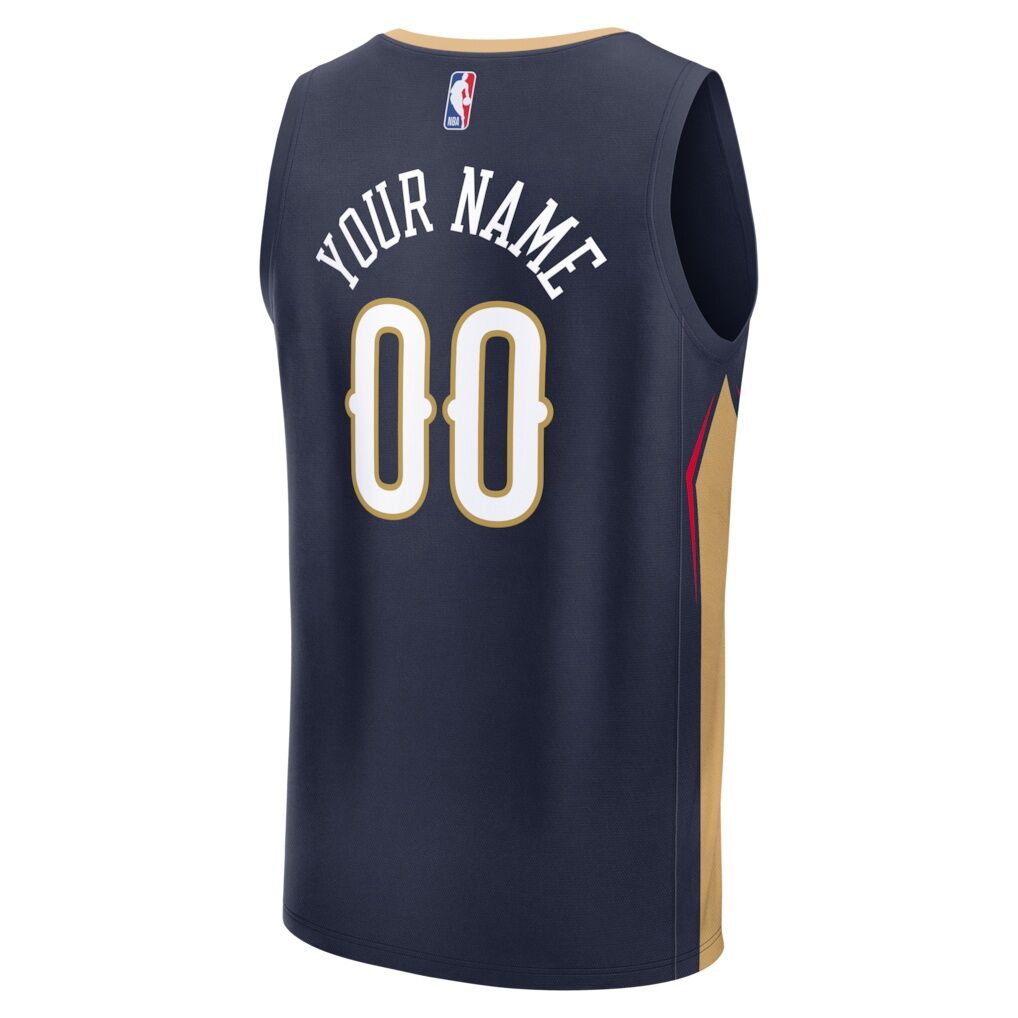New Orleans Pelicans Fashion7 Fast Break Custom Jersey - Icon Edition