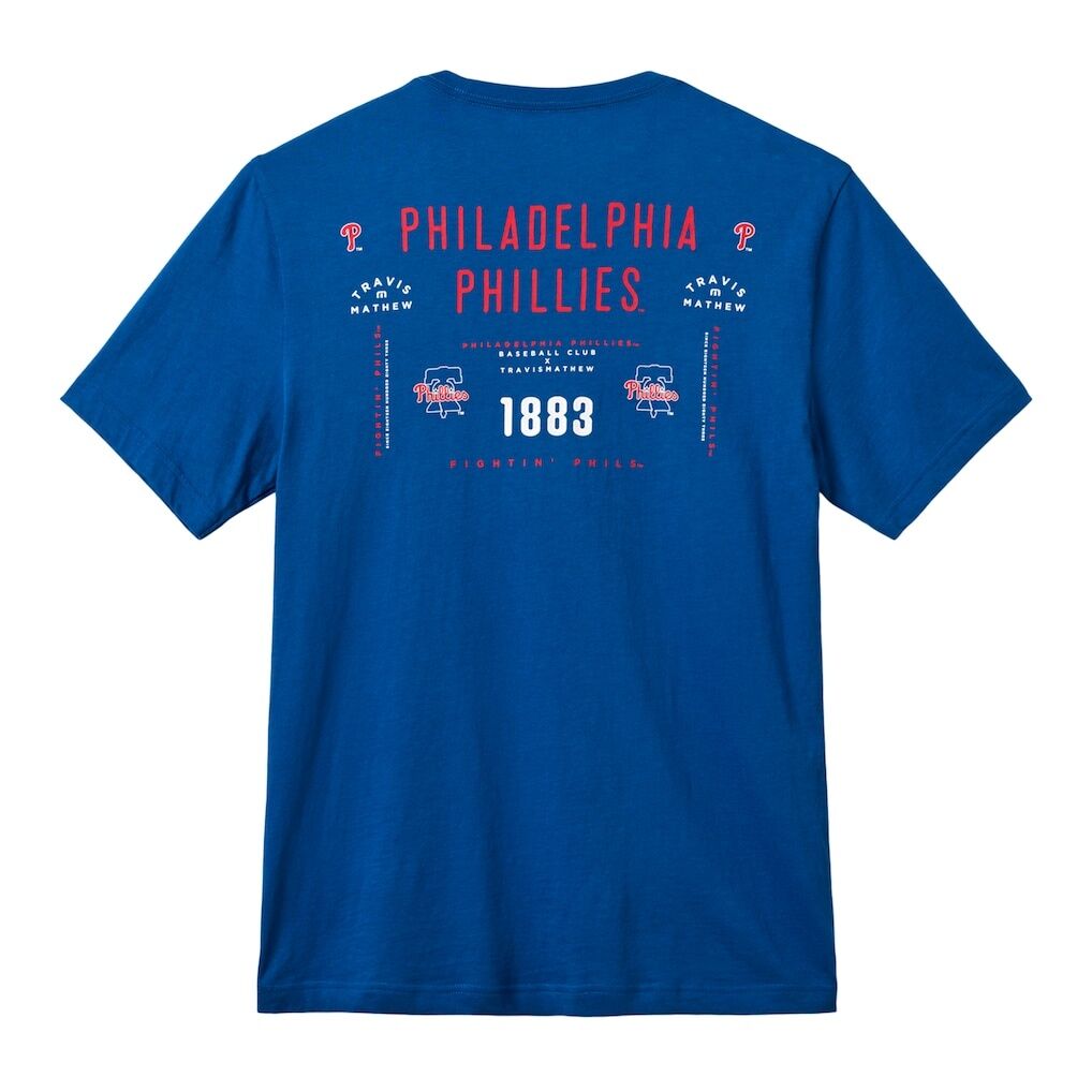Philadelphia Phillies TravisMathew Base Hit Bliss T-Shirt - Royal