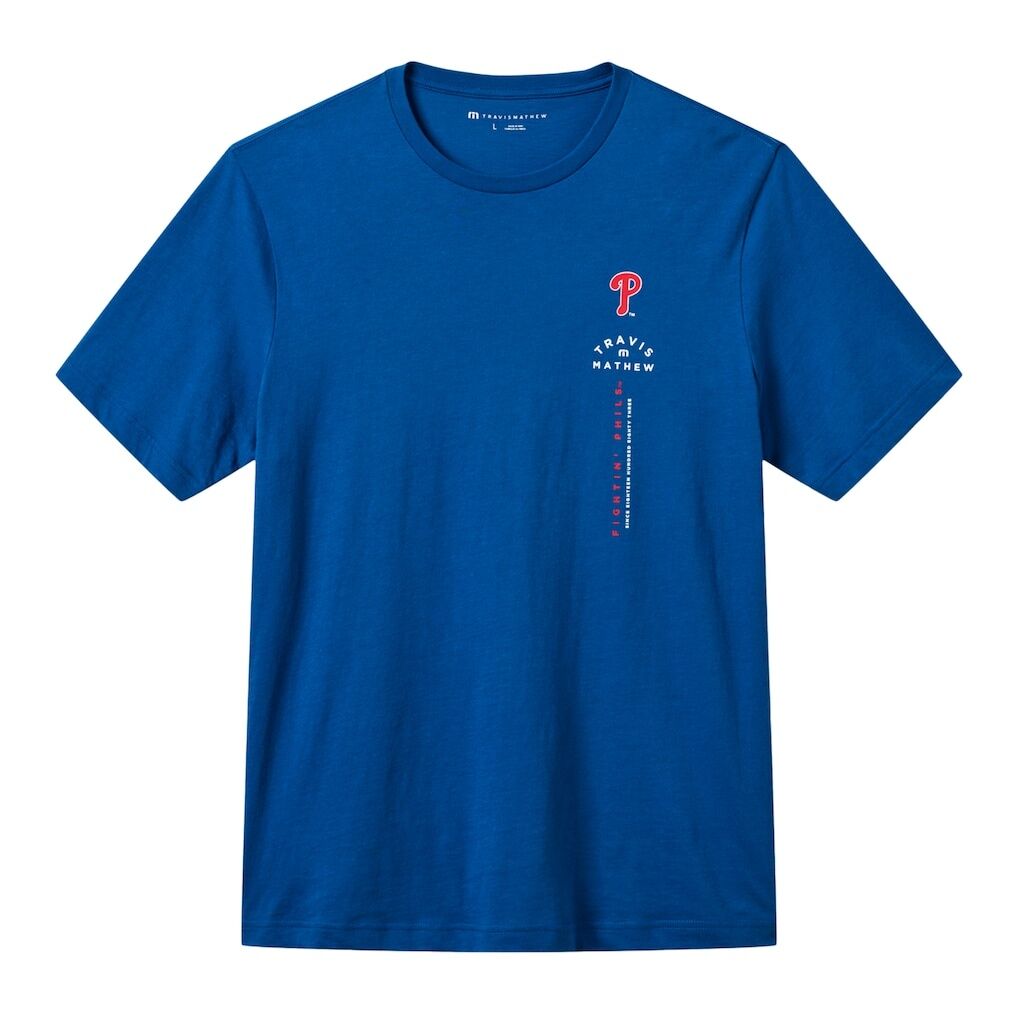 Philadelphia Phillies TravisMathew Base Hit Bliss T-Shirt - Royal