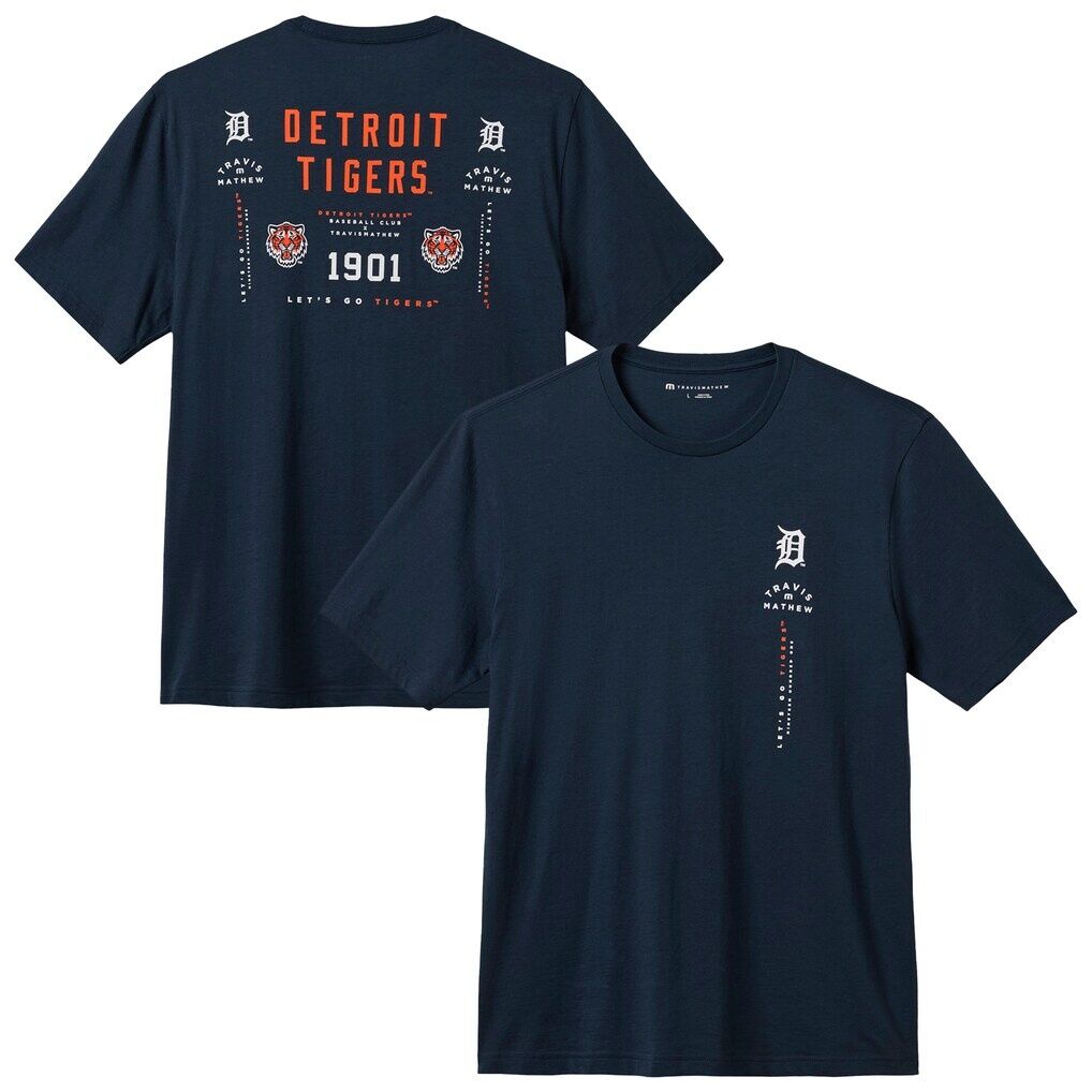 Detroit Tigers TravisMathew Base Hit Bliss T-Shirt