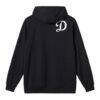 Los Angeles Dodgers TravisMathew Foul Proof Tri-Blend Hoodie - Black - Detail View