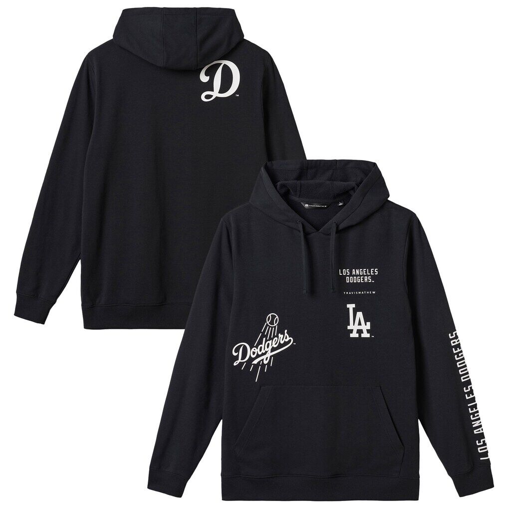 Los Angeles Dodgers TravisMathew Foul Proof Tri-Blend Hoodie