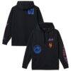 New York Mets TravisMathew Foul Proof Tri-Blend Hoodie - Black - Front View