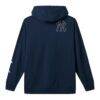 New York Yankees TravisMathew Foul Proof Tri-Blend Hoodie - Navy - Detail View