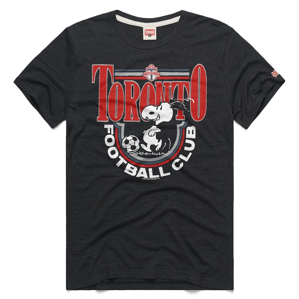 Toronto FC Homage Unisex MLS x Peanuts Snoopy Graphic Tri-Blend T-Shirt