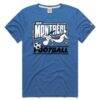 CF Montreal Homage Unisex MLS x Peanuts Snoopy Graphic Tri-Blend T-Shirt - Blue - Front View