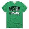 Austin FC Homage Unisex MLS x Peanuts Snoopy Graphic Tri-Blend T-Shirt - Green - Front View