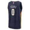Jeremiah Fears New Orleans Pelicans Fashion7 Fast Break Replica Jersey - Navy - - Detail View
