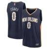 Jeremiah Fears New Orleans Pelicans Fashion7 Fast Break Replica Jersey - Navy - - Front View