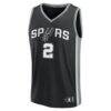 Dylan Harper San Antonio Spurs Fashion7 Fast Break Jersey - Black - - Side View