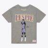 Lisa Leslie Los Angeles Sparks Mitchell & Ness Unisex Player Boyfriend T-Shirt - Heather Gray - - Detail View