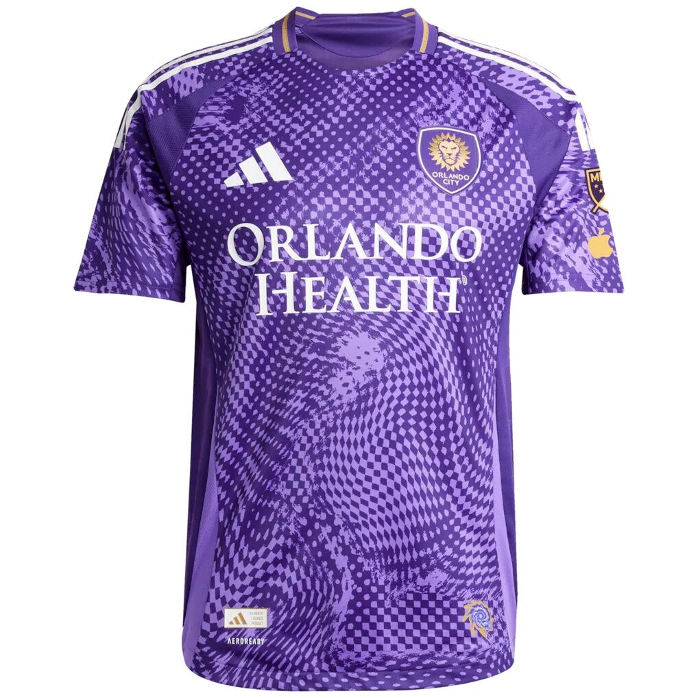 Orlando City SC adidas 2025 Perfect Storm On-Field Authentic Patch Jersey